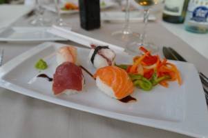 Barcoded sushi bar